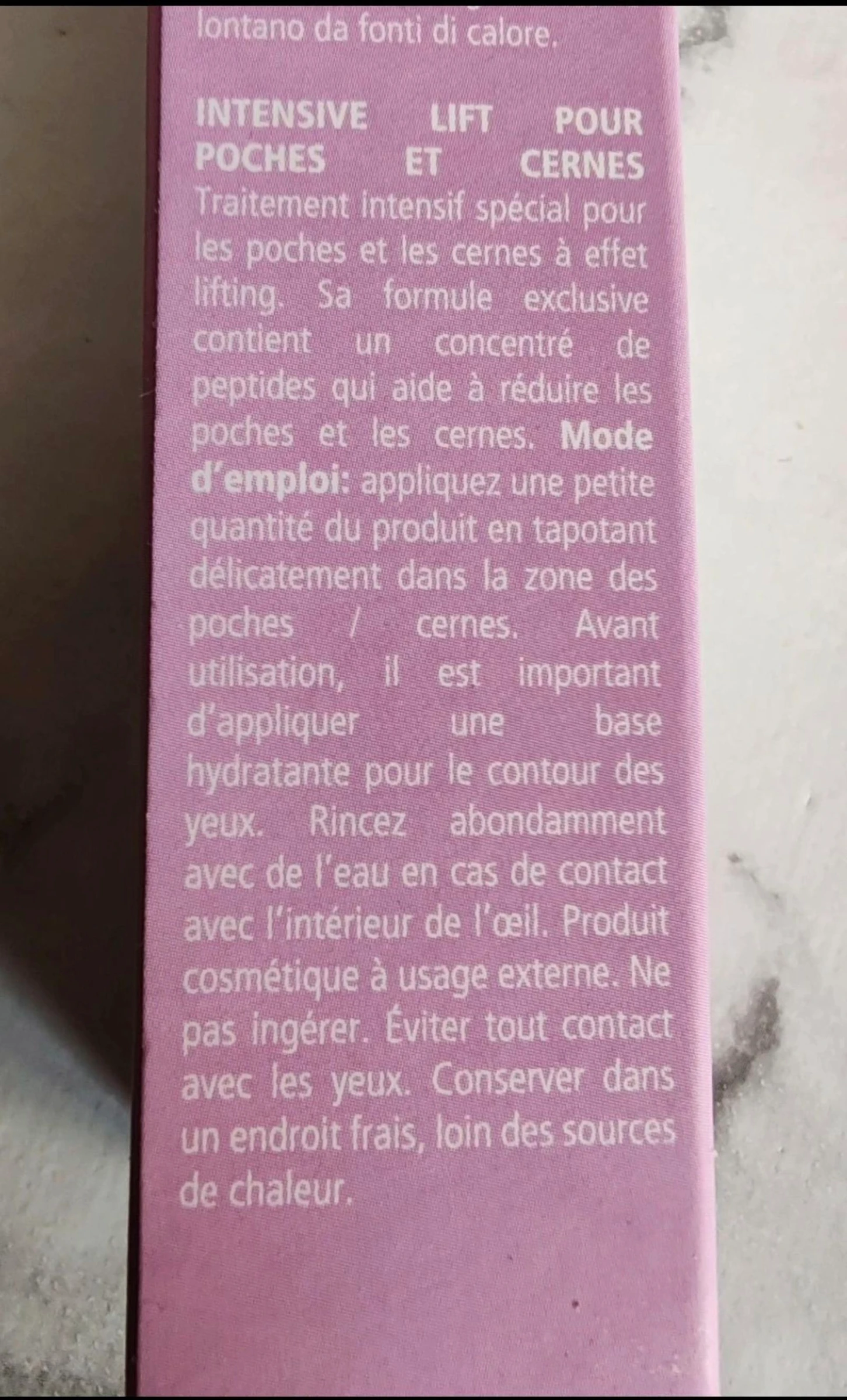 Sérum intensif lift cernes et poches Skin Labo – photo 2